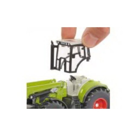 Модель трактора Siku Claas Axion 850 с погрузчиком и самосвалом, 1:50-3