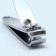 Kusachki-Kniper for manicure and pedicure, 2 pcs, 5/8 cm, on the blist, the color is silver