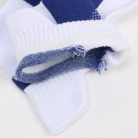 Male Sports socks, white/blue color, size 29-3
