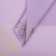 Matte film with a drawing "Amur", lilac color, 60 x 60 cm