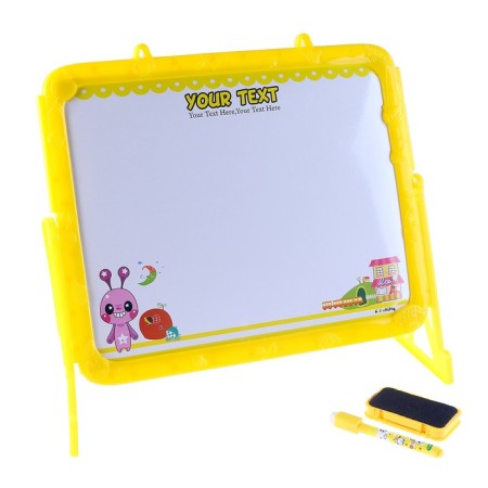 Board is double -sided, under a marker and chalk on stands (chalk, marker, magnets), mix-4