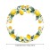 The tablecloth “Lemon mood”, round, oxford, elastic band, size 140x140 cm, diameter 105-120 cm