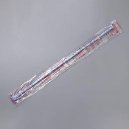 Bathroom cornice, telescopic 120-220 cm, blue color-6