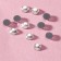 Rhinestones “circle”, glass, d = 3.2 mm, 100 pcs, silver color