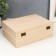 Casket wood for painting, 22x8.5x16.5 cm