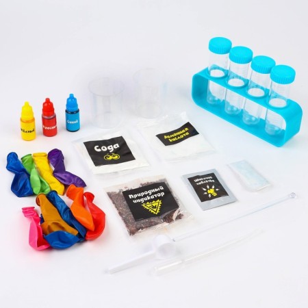 Set for experiments fixiki "Fixing experiments. Large set ", 12 experiments, fire and nolik-2