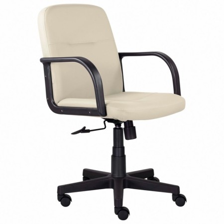 A chair for the operator Brabix Top MG-333, with armrests, leatherette, beige (Z-21)