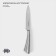 Knot Kitchen Magistro Ardone, blade 12.5 cm, silver color