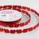 Figure tape "Hearts", 15 mm, 9 ± 0.5 m, red color