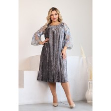 Women's dress, size 48, gray color