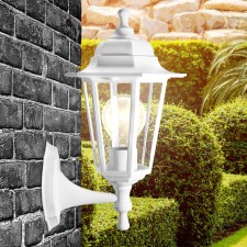 Lamp Garden Era E27, IP44, 60W, 190x225x340 mm, white