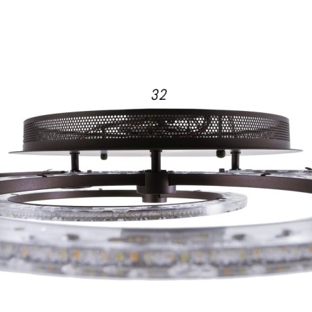 Causteen with PDU 1833/5CF LED 160W 3000-6000k Dimmer Coffee 65x65x11.5 cm Bayerlux-6