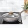 Sleeps ONYX, D = 22 cm, removable handle, glass cover, anti -stick coating, color gray color