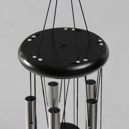 Wind music metal, tree "Balls" 5 tubes 55x9x9 cm-1