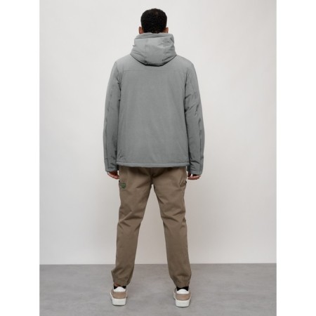 Sports male jacket, size 54, gray color-3