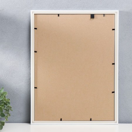 Photo frame plastic 30x40 cm white (981)-3