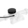 Siphon for the bathtub "Ani Plast" EM321BL, 520 mm, adjustable, semi -automatic, handle metal, black