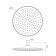 Shower watering can Iddis Optima Home OPH22CRI64, upper, round, d = 228 mm, ABS plastic, chrome