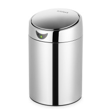Kitfort touch bin KT-6018-2, 2 l, inner bucket 1 l, silver bucket