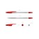 Ballic handle Erich Krause R-301 Classic Stick, Node 1.0 mm, ink red, letter line 2000 meters, barcode on the handle