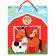 Gift package, 23x27x11.5 cm, packaging, blue tractor