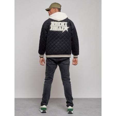 Male bomber, size 48, black color-3