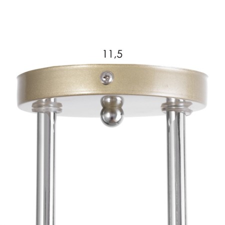 MIA chandelier 2x60W E27 gold, chrome 38x32x28cm-7