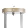 MIA chandelier 2x60W E27 gold, chrome 38x32x28cm