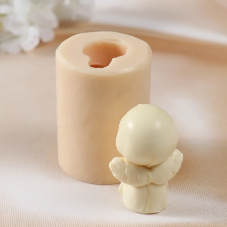 Silicone Mold "Angel is missing" 6x4x4 cm-2