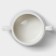 Porcelain broth Magistro "Elegy", 2 items: Boier 450 ml, saucer d = 15.7 cm, white color
