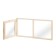 Double window 50x100, one sash opens, double glass