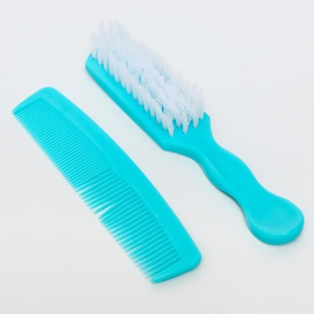 Baby comb + massage hair brush, from 0 months, MIX color
