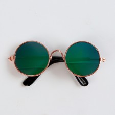 Glasses for toys, dark green color
