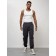 Cargo jeans men, size 56, dark gray color