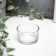 Glass of Glass for 1 candle "Round" transparent 3.2x5x5 cm