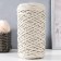 Knitting cord 100% polyester, width 5 mm 100m (ivori)