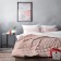 Software "Soft": a coverlet 250 x 270 cm, pillowcase 40 x 60 cm - 2 pcs, the color is light - pink