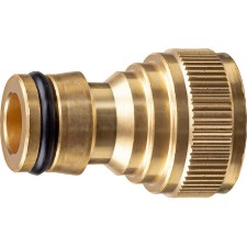 Штуцер, внутренняя резьба 1/2", быстросъёмное соединение, латунь, GRINDA