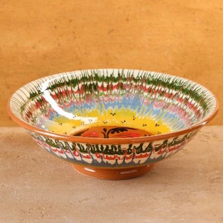 Buditsa Rishtan ceramics "Flowers", 25 cm-9