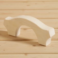 Дверная ручка из липы, 20,5х7,5х2,6 см