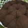 Pillow for swing "Tina", diameter 60 cm, color wenge