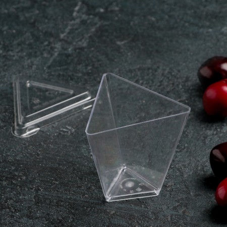Plastic disposable form for bundle bundles, 70 ml, 6.7 cm, the color is transparent-1