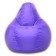 The hand-bag “pear” is positive, size m, diameter 70 cm, height 90 cm, oxford, lilac color