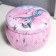Casket Metal Round "Unicorn" mix 5x6.5x6.5 cm