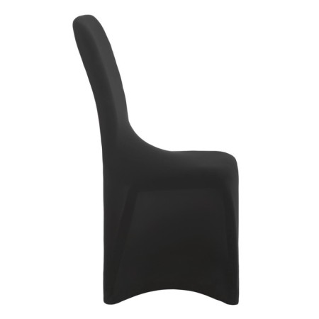 Wedding cover for chair, black, size 100x40cm-1