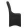 Wedding cover for chair, black, size 100x40cm