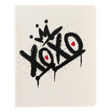 Notebook of 48 sheets in the graffiti cage, cover coated cardboard, selective UV-lak, block 60 g/m2, mix-3