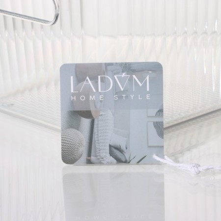 Storage container with handle LADOM "Crystal", 34 × 18.3 × 12 cm, transparent-6