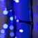 Garland "Curtain" 2 × 3 m, IP44, UMS, dark thread, 760 LED, glow blue, 220 V