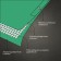 Protective tent, 8 × 6 m, density 120 g/m², UV, eyelets step 1 m, green